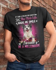 Millionaire - Blue Merle Collie Classic T-Shirt apparel-classic-tshirt-lifestyle-26
