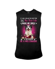 Millionaire - Blue Merle Collie Sleeveless Tee tile