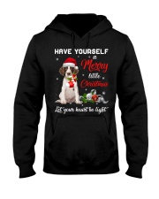 Little Christmas - English Springer Spaniel 1 Hooded Sweatshirt front