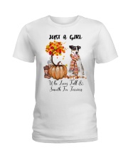 Fall And - Smooth Fox Terrier Ladies T-Shirt tile