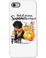 Into Fall - BLACK Cockapoo Phone Case tile