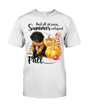 Into Fall - BLACK Cockapoo Classic T-Shirt front