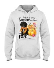 Into Fall - BLACK Cockapoo Hooded Sweatshirt tile