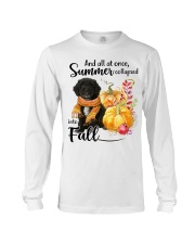 Into Fall - BLACK Cockapoo Long Sleeve Tee tile