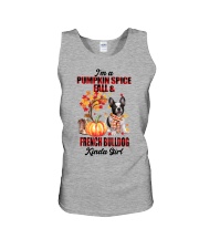 Pumpkin Girl - French Bulldog 3 Unisex Tank tile