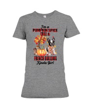 Pumpkin Girl - French Bulldog 3 Premium Fit Ladies Tee tile
