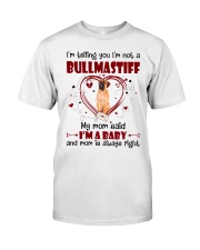 Dog Baby - Bullmastiff 2 Classic T-Shirt front