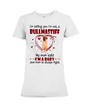 Dog Baby - Bullmastiff 2 Premium Fit Ladies Tee tile