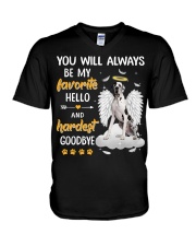 Hardest Goodbye - Great Dane 2 V-Neck T-Shirt tile