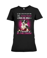 Millionaire - Australian Shepherd 2 Premium Fit Ladies Tee tile