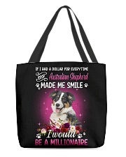 Millionaire - Australian Shepherd 2 All-Over Tote tile