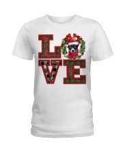 Christmas Love - Toy Fox Terrier Ladies T-Shirt tile