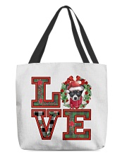 Christmas Love - Toy Fox Terrier All-Over Tote tile