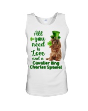 Lucky Need - Cavalier King Charles Spaniel 4 Unisex Tank tile