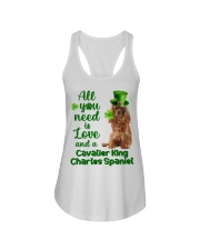 Lucky Need - Cavalier King Charles Spaniel 4 Ladies Flowy Tank tile