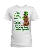 Lucky Need - Cavalier King Charles Spaniel 4 Ladies T-Shirt tile