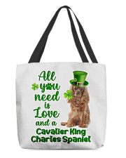 Lucky Need - Cavalier King Charles Spaniel 4 All-Over Tote tile