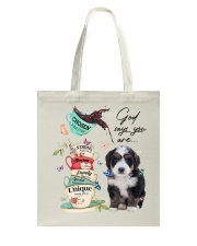 Chosen - Bernedoodle Tote Bag tile