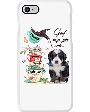 Chosen - Bernedoodle Phone Case tile