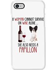 She Also Needs - Papillon Dog Phone Case tile