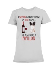 She Also Needs - Papillon Dog Premium Fit Ladies Tee tile