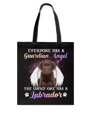 Guardian - CHOCOLATE Labrador Tote Bag tile
