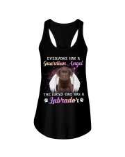 Guardian - CHOCOLATE Labrador Ladies Flowy Tank tile