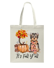It is Fall - Yorkshire Terrier Tote Bag tile