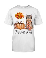 It is Fall - Yorkshire Terrier Classic T-Shirt tile