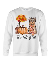 It is Fall - Yorkshire Terrier Crewneck Sweatshirt tile