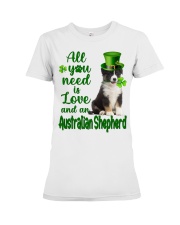 Lucky Need - TRICOLOR Australian Shepherd Premium Fit Ladies Tee tile