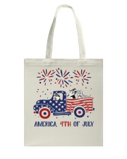 American Flag Truck - Husky Tote Bag tile