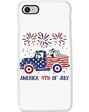 American Flag Truck - Husky Phone Case tile