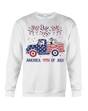 American Flag Truck - Husky Crewneck Sweatshirt tile