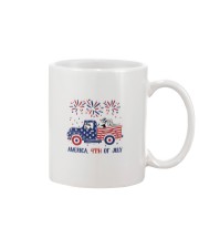 American Flag Truck - Husky Mug tile