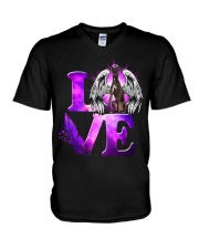 Heaven Love - Italian Greyhound 1 V-Neck T-Shirt tile