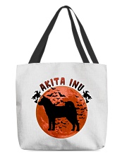 Blood Moon - Akita Inu All-Over Tote tile