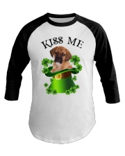 Lucky Kiss - Puggle 2 Baseball Tee tile