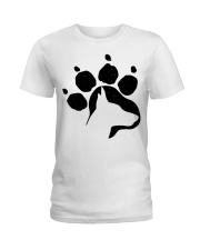 Dog Foot - Manchester Terrier 1 Ladies T-Shirt tile