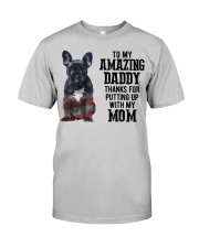 Amazing Daddy - French Bulldog Classic T-Shirt front