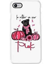 In October - Black Pug Phone Case tile