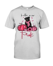 In October - Black Pug Premium Fit Mens Tee tile