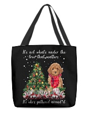 Matters - RED Miniature Poodle All-Over Tote tile