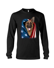 American flag - German Shepherd Long Sleeve Tee tile