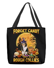 Give Me - Tricolor Rough Collie All-Over Tote tile