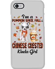 Pumpkin Kinda - Chinese Crested Dog Phone Case tile