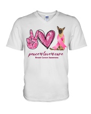 Cure - Belgian Malinois V-Neck T-Shirt tile