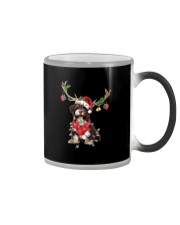 Reindeer - Chocolate Havanese Color Changing Mug tile