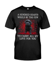 Carry Love - BLACK Schnoodle Classic T-Shirt front