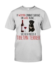 She Also Needs - Tibetan Terrier Dog Premium Fit Mens Tee tile